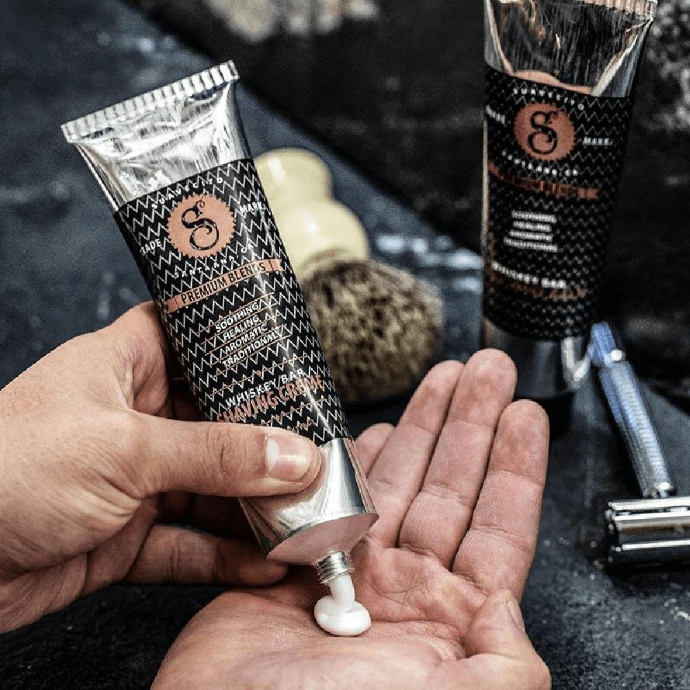 Suavecito Premium Blends Whiskey Bar Shaving Creme - Image 3